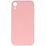 Coque TPU couleur tendance 2,0 mm pour iPhone XR rose