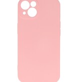 Fashion Color TPU Hoesje voor iPhone 13 Roze