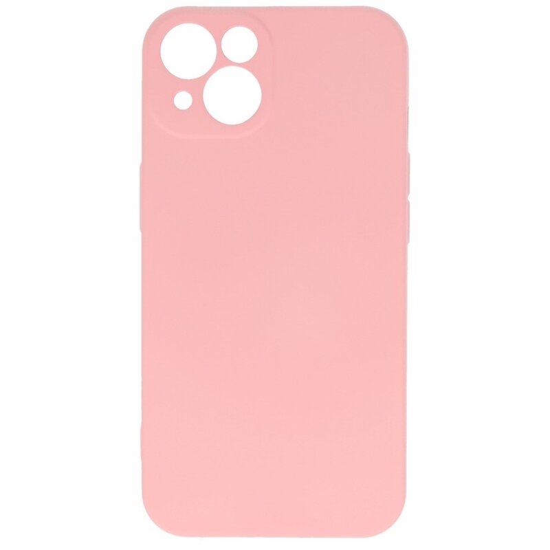 Fashion Color TPU Hoesje iPhone 13 Roze
