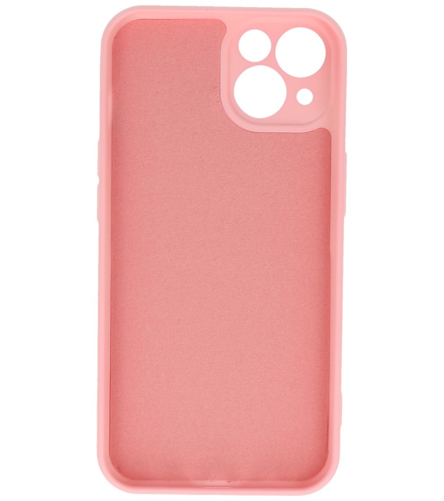 Fashion Color TPU Hoesje voor iPhone 13 Roze