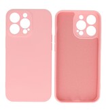 Coque en TPU Fashion Color pour iPhone 13 Pro, rose