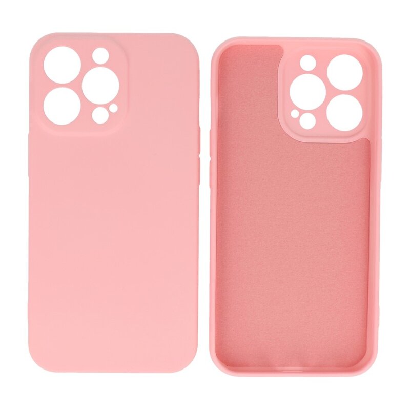 Coque en TPU Fashion Color pour iPhone 13 Pro, rose