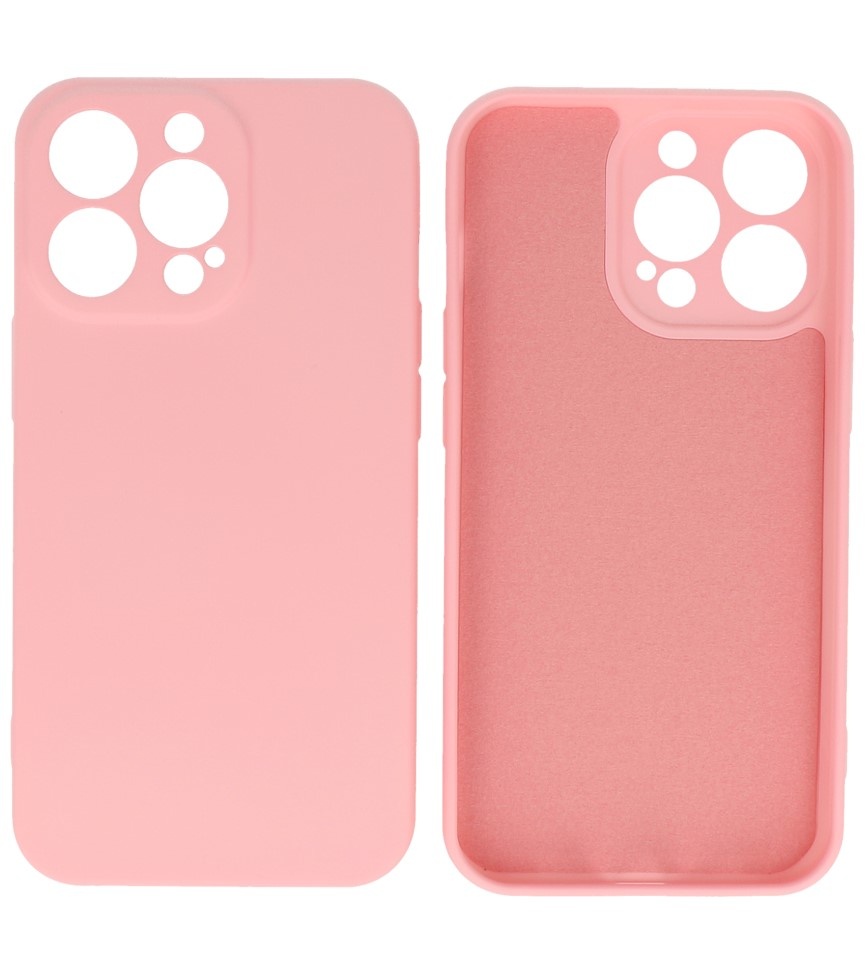 Custodia in TPU colorata alla moda per iPhone 13 Pro rosa