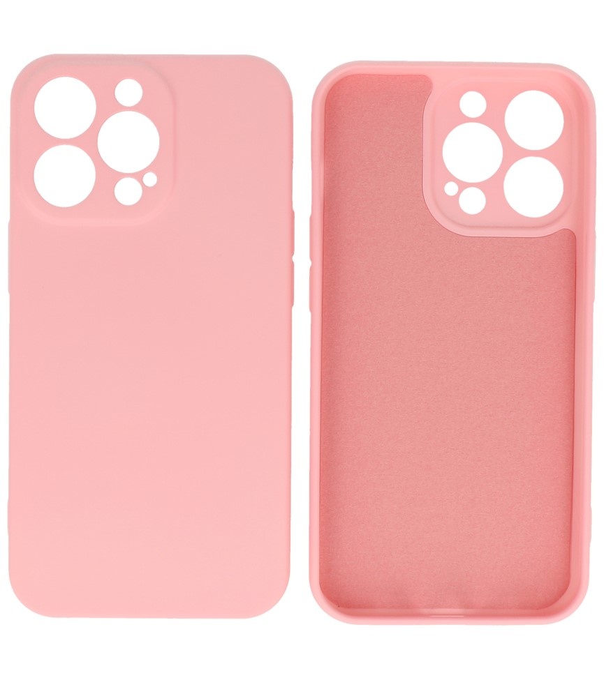 Fashion Color TPU-cover iPhone 13 Pro Pink