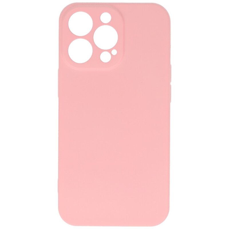 Coque en TPU Fashion Color pour iPhone 13 Pro, rose