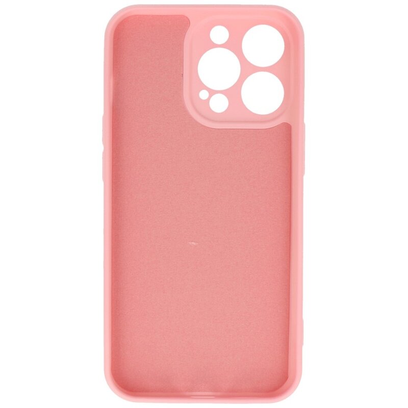 Coque en TPU Fashion Color pour iPhone 13 Pro, rose