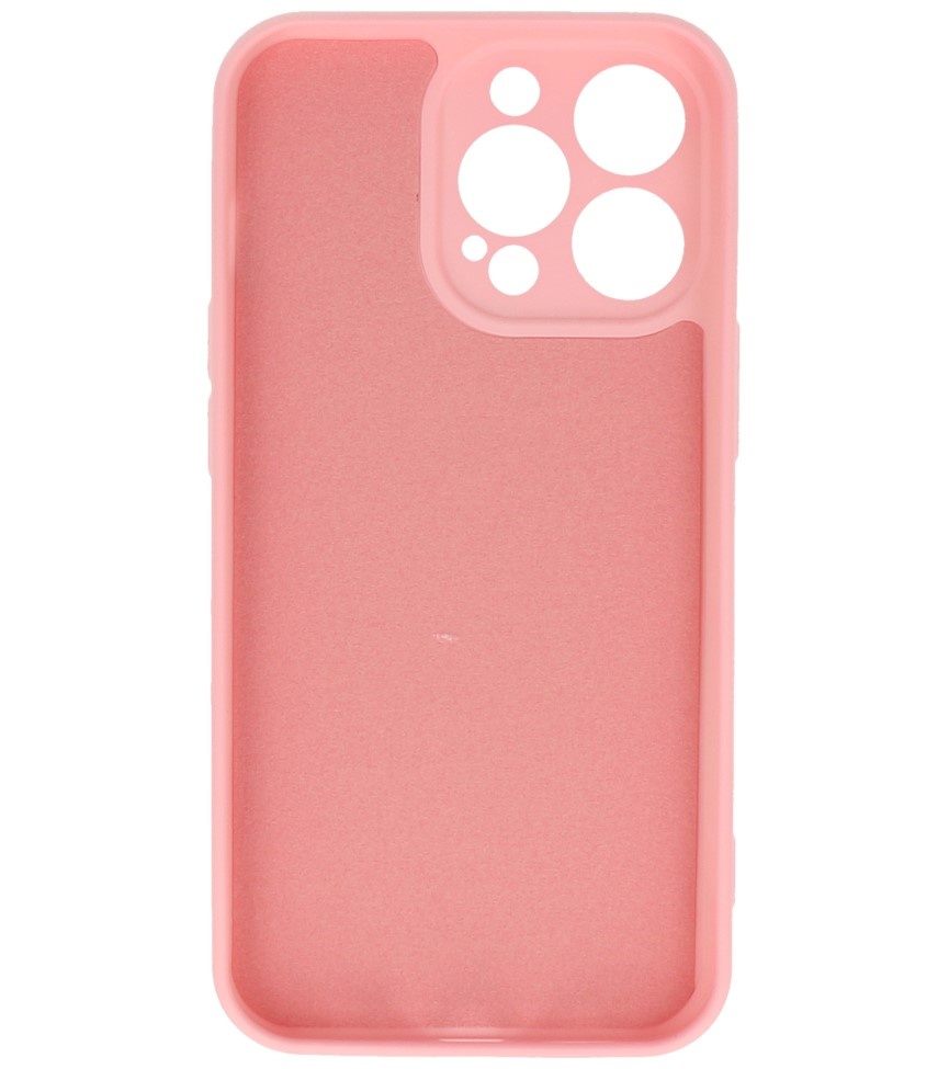Coque en TPU Fashion Color pour iPhone 13 Pro, rose