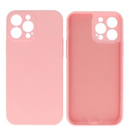 Fashion Color TPU-cover iPhone 13 Pro Max Pink