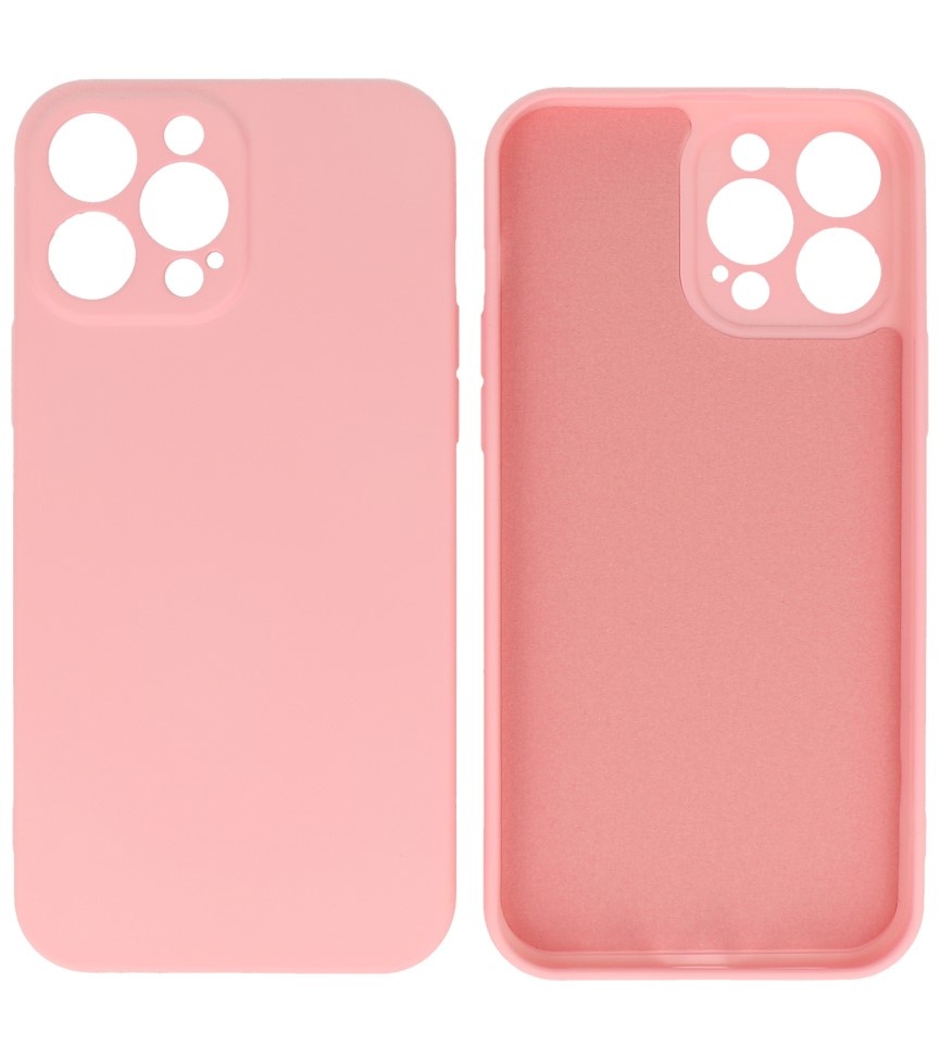 Fashion Color TPU-cover iPhone 13 Pro Max Pink
