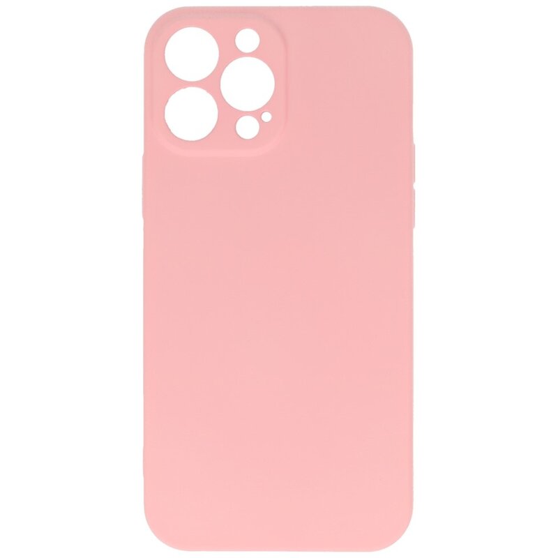 Coque en TPU Fashion Color pour iPhone 13 Pro Max, rose