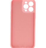 Coque en TPU Fashion Color pour iPhone 13 Pro Max, rose