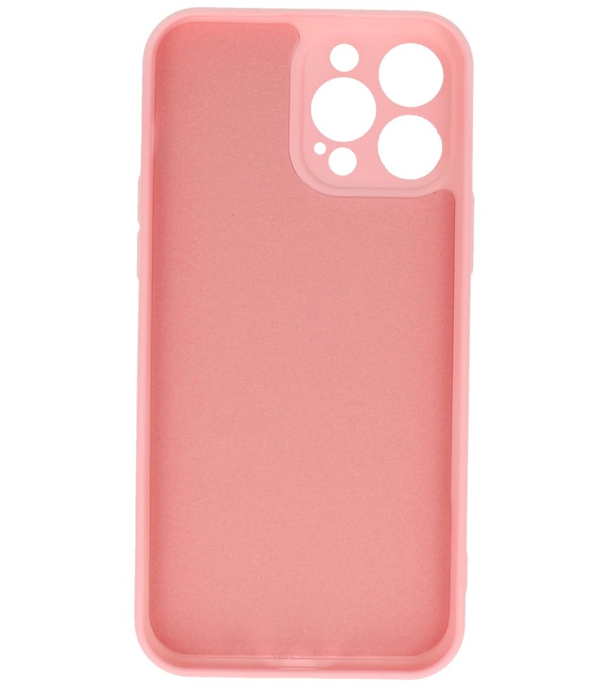 Coque en TPU Fashion Color pour iPhone 13 Pro Max, rose