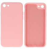 Custodia in TPU color moda spessa 2,0 mm per iPhone SE 2020/8/7 rosa