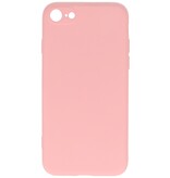 Coque TPU Couleur Mode de 2,0 mm d'épaisseur pour iPhone SE 2020/8/7 Rose