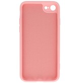 2.0mm Thick Fashion Color TPU Case for iPhone SE 2020 / 8 / 7 Pink
