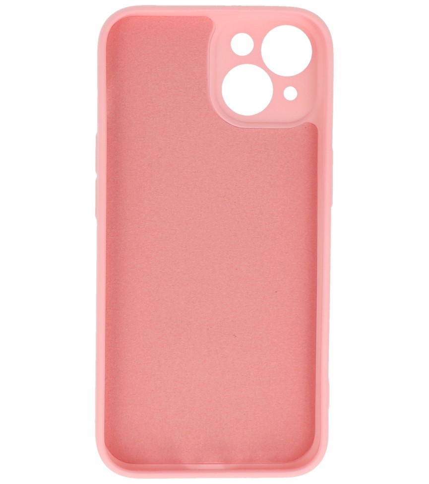 Fashion Color TPU Hoesje iPhone 14 Roze