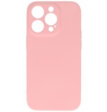 Custodia in TPU colorata alla moda per iPhone 14 Pro rosa