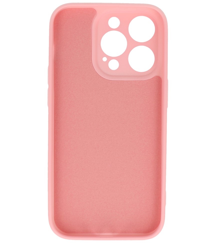 Fashion Color TPU Hoesje iPhone 14 Pro Roze