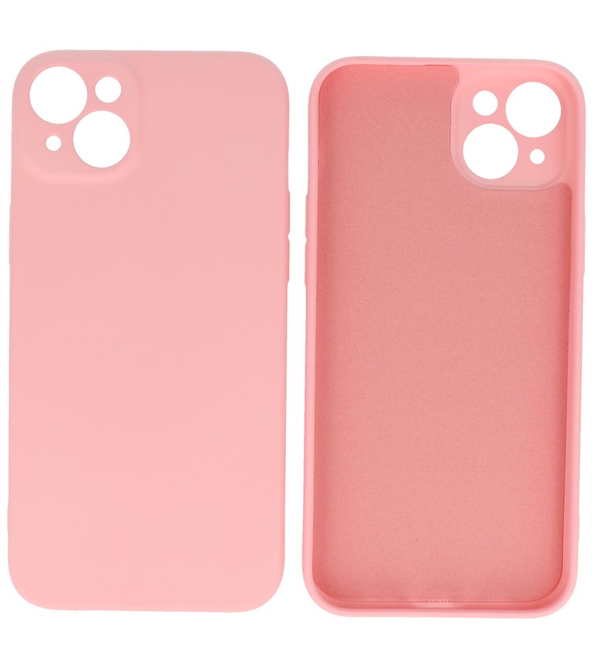 Fashion Color TPU Hoesje iPhone 14 Plus Roze