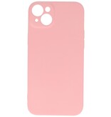 Fashion Color TPU Hülle iPhone 14 Plus Rosa