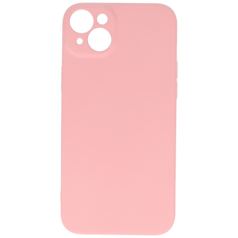 Fashion Color TPU Hülle iPhone 14 Plus Rosa