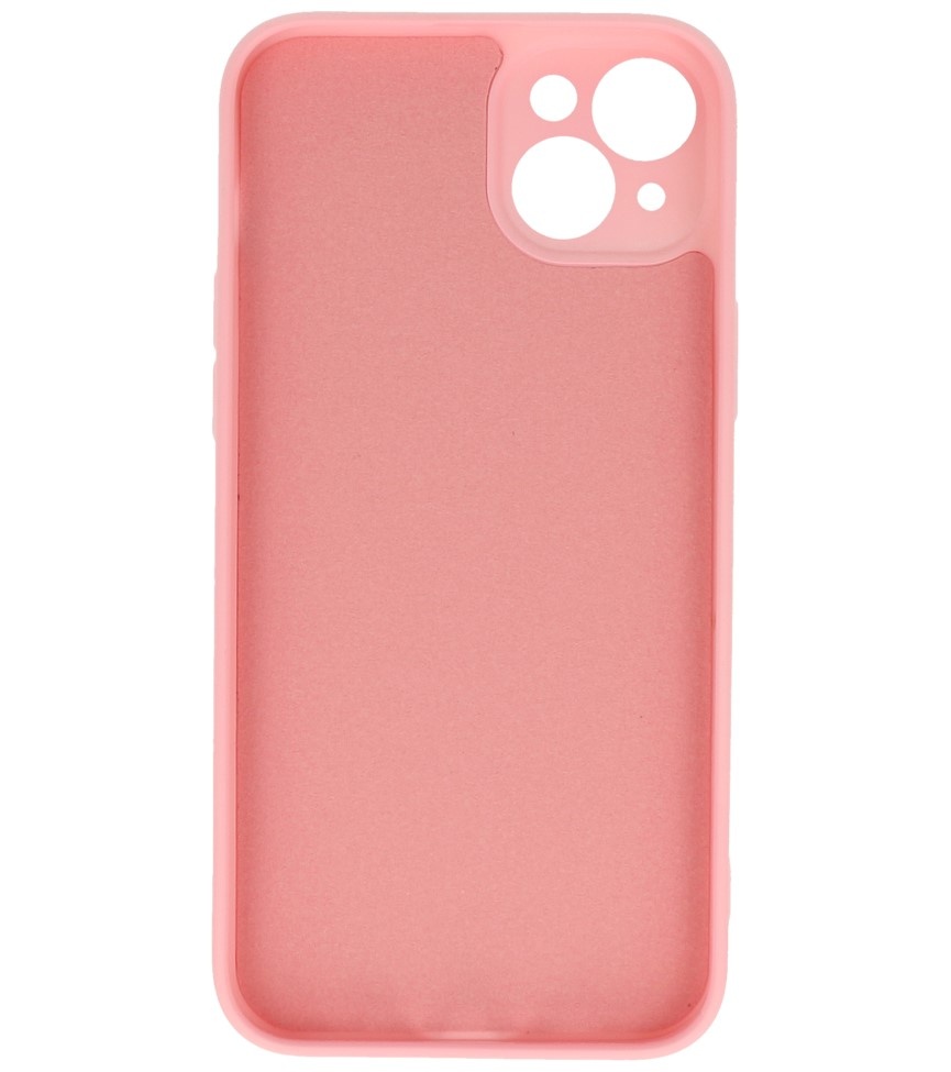 Fashion Color TPU Hülle iPhone 14 Plus Rosa