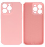 Fashion Color TPU Hoesje iPhone 14 Pro Max Roze