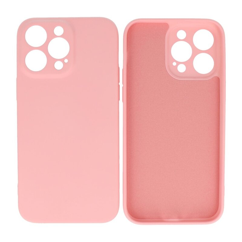 Custodia in TPU colorata alla moda per iPhone 14 Pro Max rosa