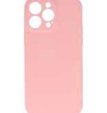 Custodia in TPU colorata alla moda per iPhone 14 Pro Max rosa