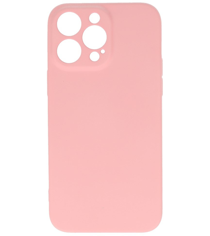 Custodia in TPU colorata alla moda per iPhone 14 Pro Max rosa