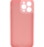 Fashion Color TPU Hoesje iPhone 14 Pro Max Roze