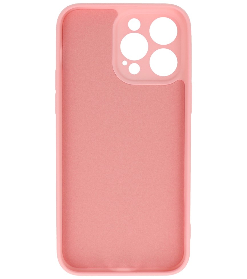 Fashion Color TPU Hoesje iPhone 14 Pro Max Roze