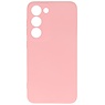 Coque en TPU couleur tendance pour Samsung Galaxy S23, rose