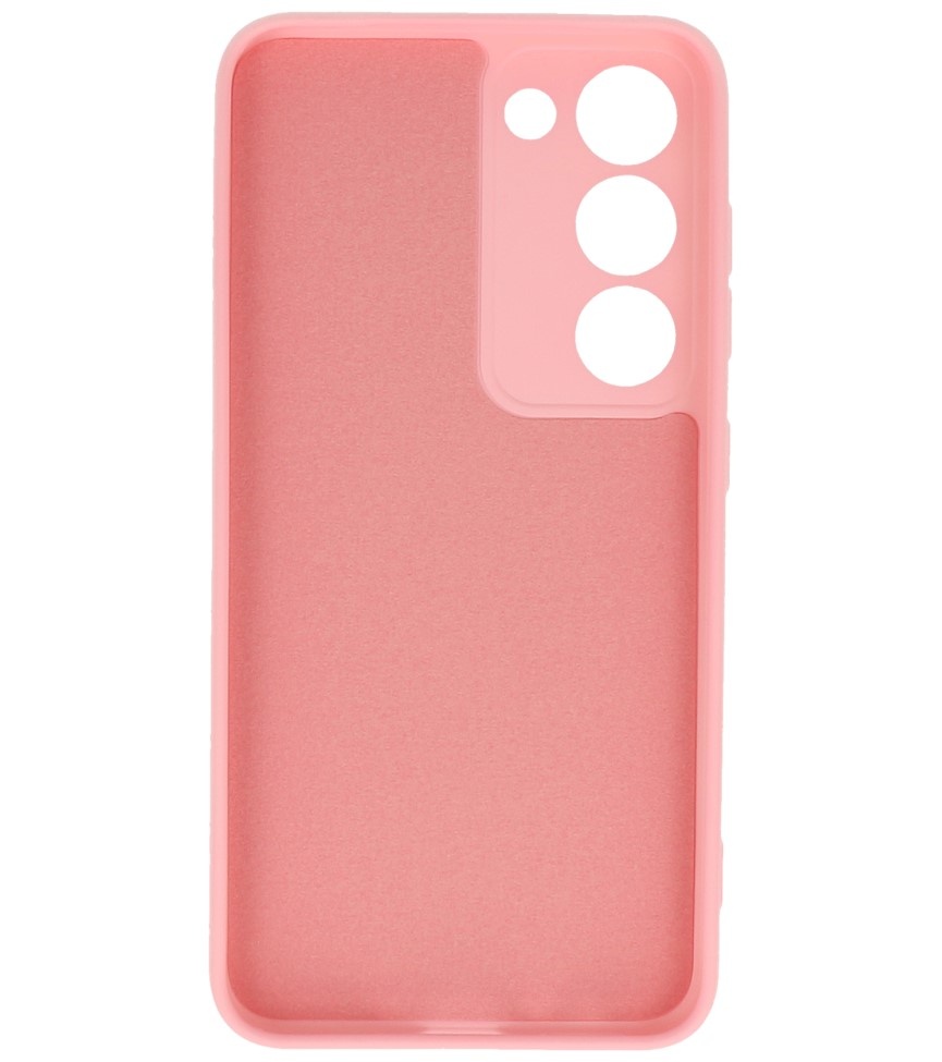 Coque en TPU couleur tendance pour Samsung Galaxy S23, rose