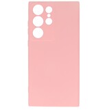 Coque en TPU couleur tendance pour Samsung Galaxy S23 Ultra rose