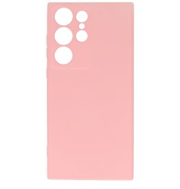 Fashion Color TPU Hülle Samsung Galaxy S23 Ultra Pink
