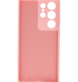 Coque en TPU couleur tendance pour Samsung Galaxy S23 Ultra rose