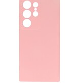 Estuche De TPU De Color De Moda De 2.0 Mm Para Samsung Galaxy S22 Ultra Rosa