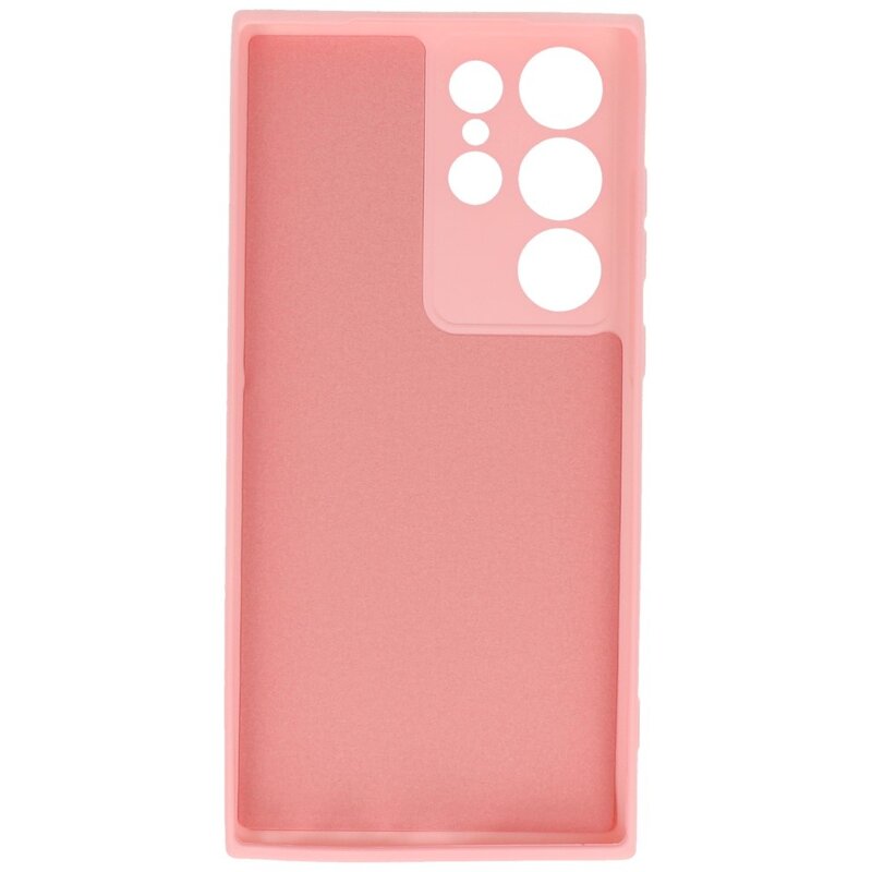 2.0mm Fashion Color TPU Case for Samsung Galaxy S22 Ultra Pink