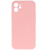 Fashion Color TPU Hoesje iPhone 12 Roze