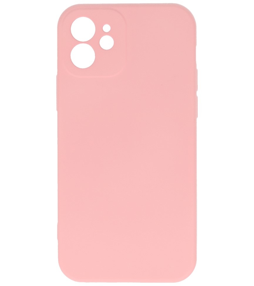 Fashion Color TPU Case iPhone 12 Pink