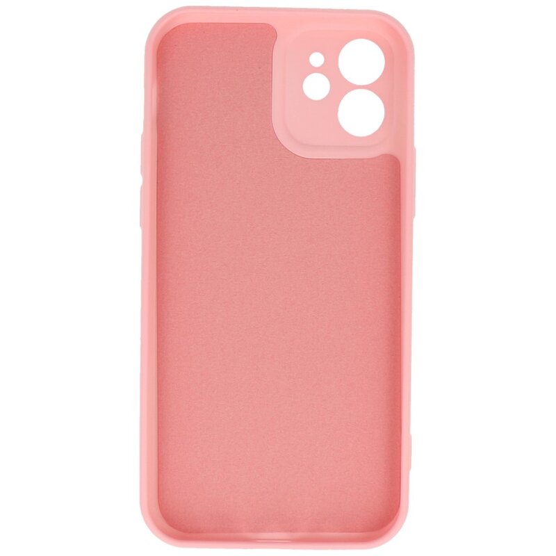 Fashion Color TPU Hoesje iPhone 12 Roze