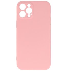 Custodia in TPU color moda spessa 2,0 mm per iPhone 12 Pro rosa