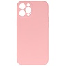 Custodia in TPU color moda spessa 2,0 mm per iPhone 12 Pro rosa