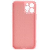 Custodia in TPU color moda spessa 2,0 mm per iPhone 12 Pro rosa