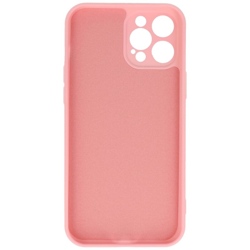 Coque TPU Couleur Mode de 2,0 mm d'épaisseur pour iPhone 12 Pro Rose
