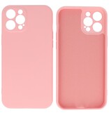 2.0mm Dikke Fashion Color TPU Hoesje voor iPhone 12 Pro Max Roze