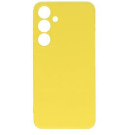 Fashion Color TPU-cover Samsung Galaxy S24 Gul
