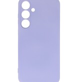Coque en TPU couleur tendance pour Samsung Galaxy S24, violet