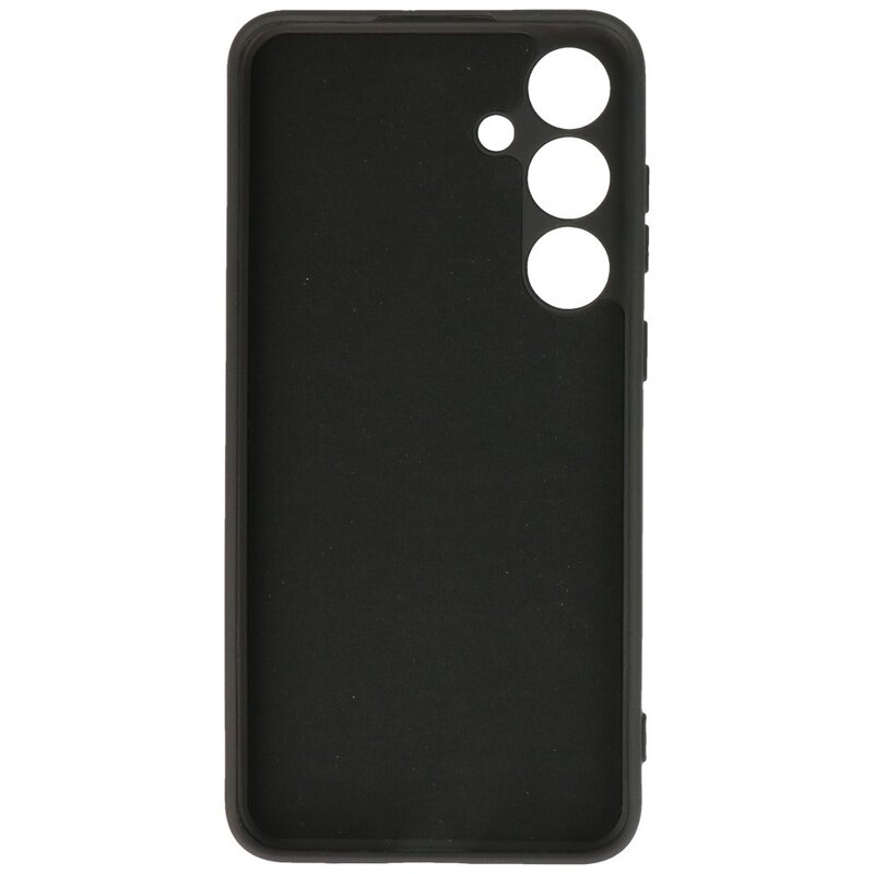 Custodia in TPU color moda per Samsung Galaxy S24 Plus nera